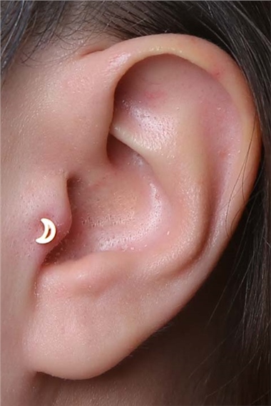 Midi Ay Gold Piercing