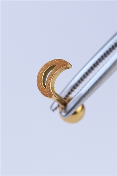 Midi Ay Silver Piercing