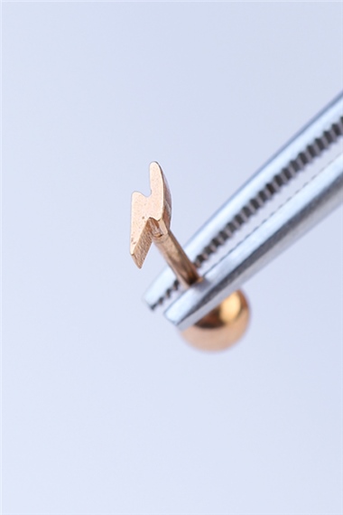 Midi Şimşek Rose Gold Piercing