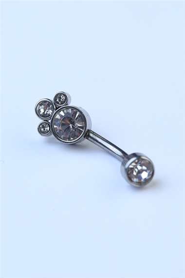 Pati Göbek Silver Piercing