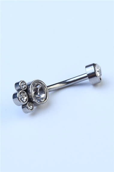 Pati Göbek Silver Piercing