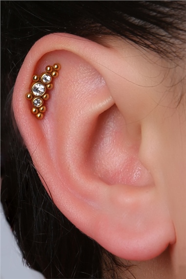 Retro Seri 1 Gold Piercing 