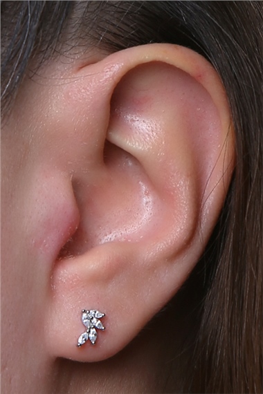 Sabit Kazayağı Silver Piercing