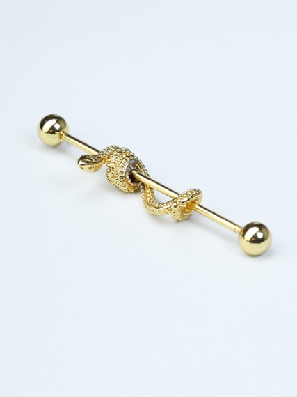 Saran Yılan Köprü Gold Piercing