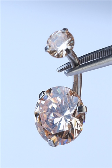 Sarı Tek Taş Büyük Boy Göbek Silver Piercing