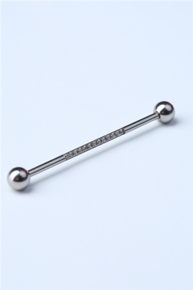 Sıra Taşlı Köprü Silver Piercing 