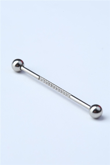 Sıra Taşlı Köprü Silver Piercing 