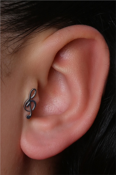 Sol Anahtarı Silver Piercing