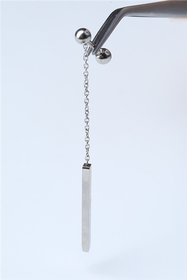 Sütun Sarkaç (Küpe) Silver Piercing