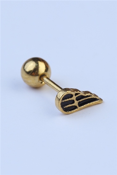 Tek Kanat Gold Piercing
