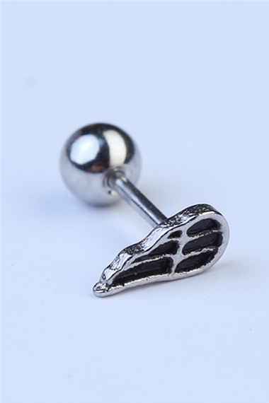 Tek Kanat Silver Piercing