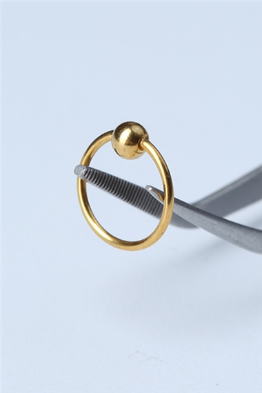 Toplu Halka Hızma Gold Piercing