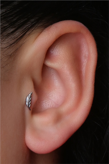 Tüy Model Silver Piercing