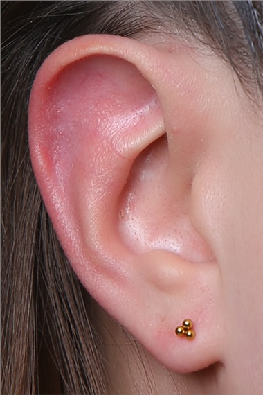 Üç Top Gold Piercing
