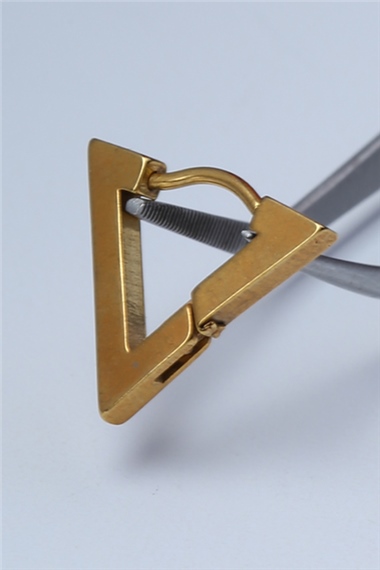 Üçgen Model (Küpe) Gold Piercing