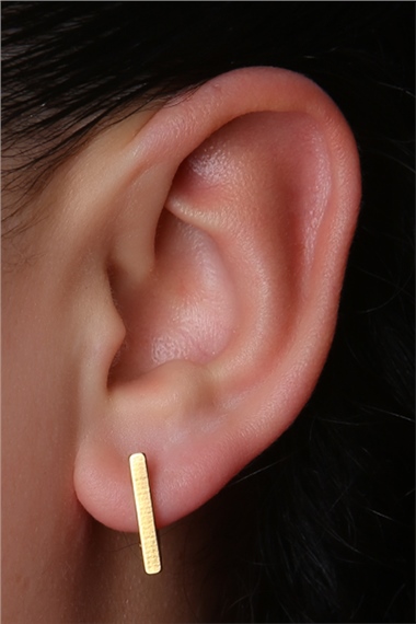 Üçgen Model (Küpe) Gold Piercing