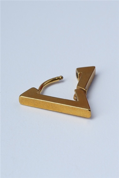 Üçgen Model (Küpe) Gold Piercing