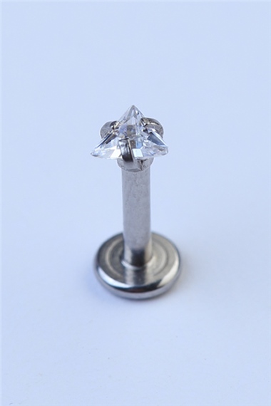 Üçgen Taş Küçük Boy Silver After 