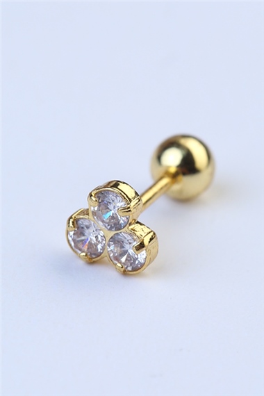 Üzüm Model Büyük Boy Gold Piercing