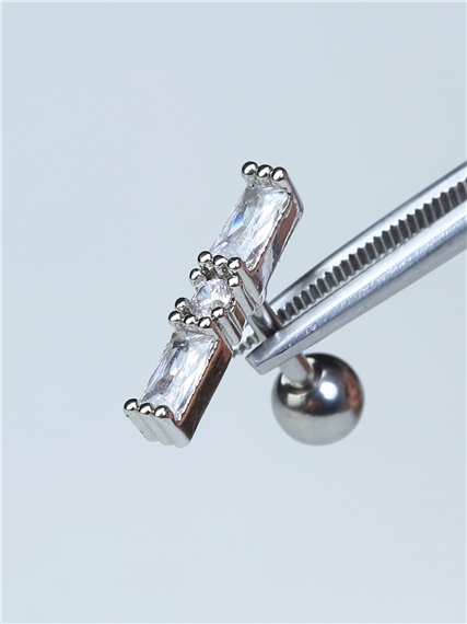 Uzun XL Baget Silver Piercing