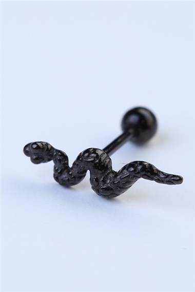 Yılan Siyah Piercing