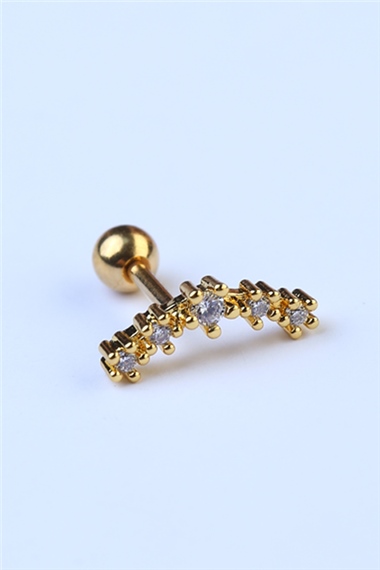 Yıldızlı Arc Gold Piercing