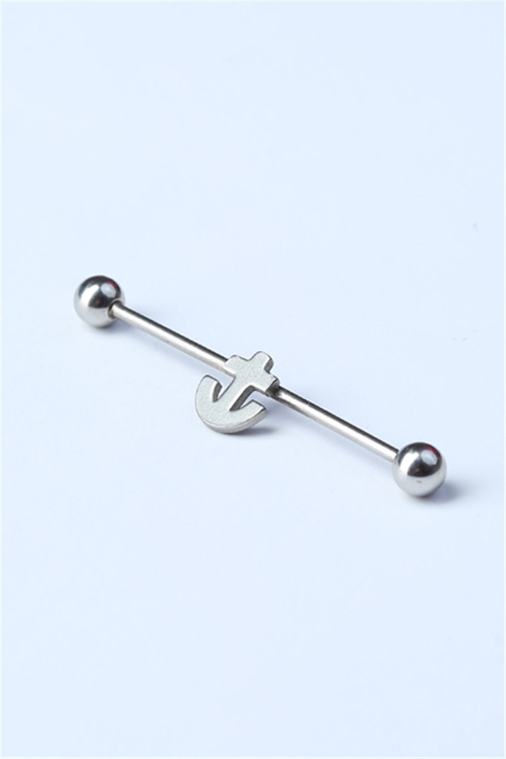 Çapa Model Köprü Silver Piercing 