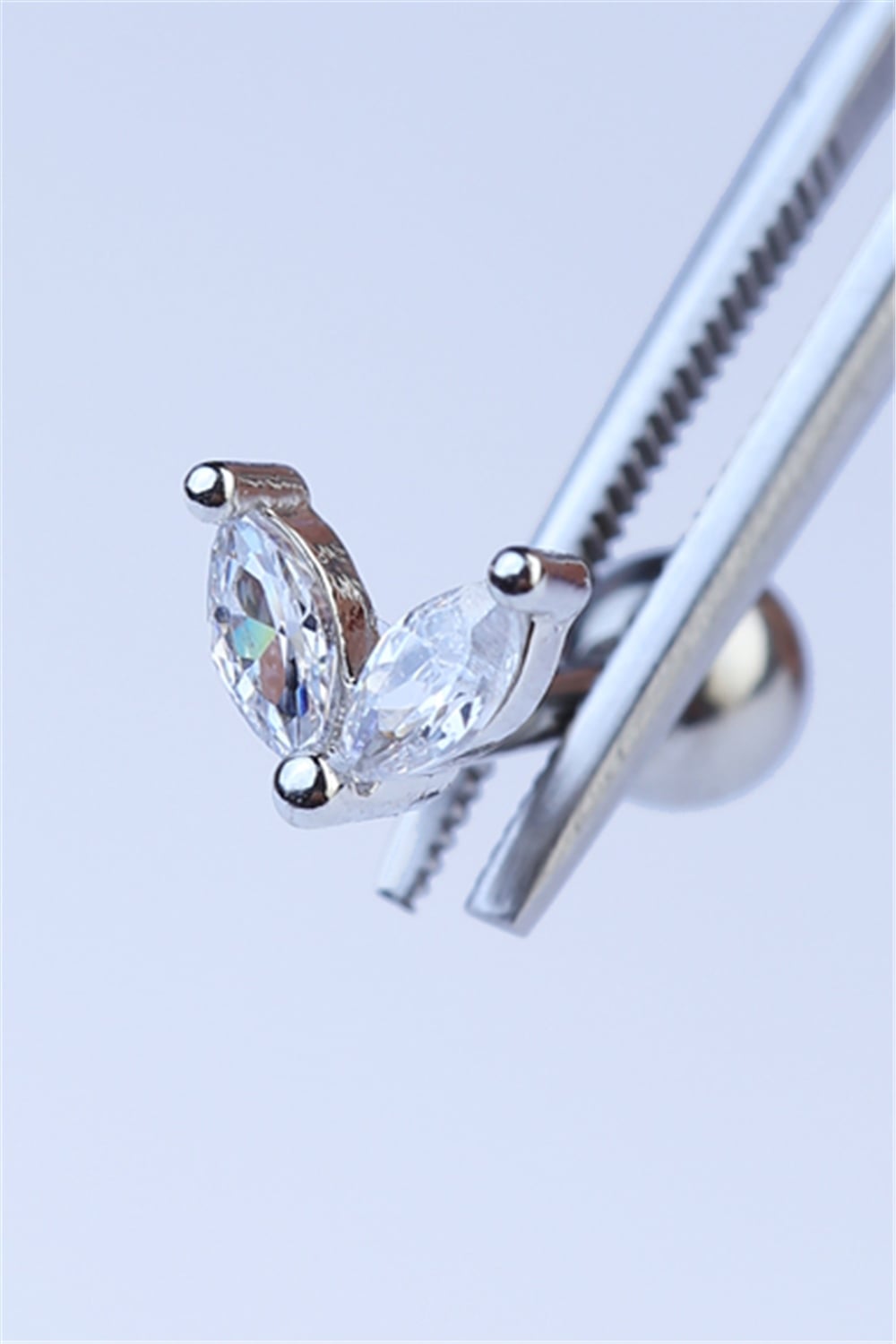 Chevron Silver Piercing 