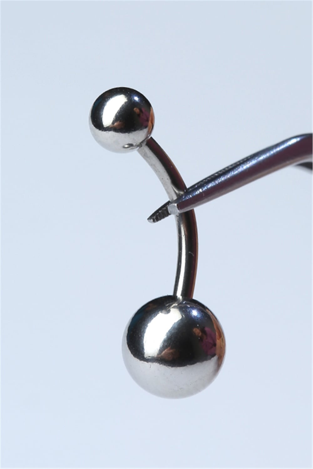 Düz Göbek Silver Piercing