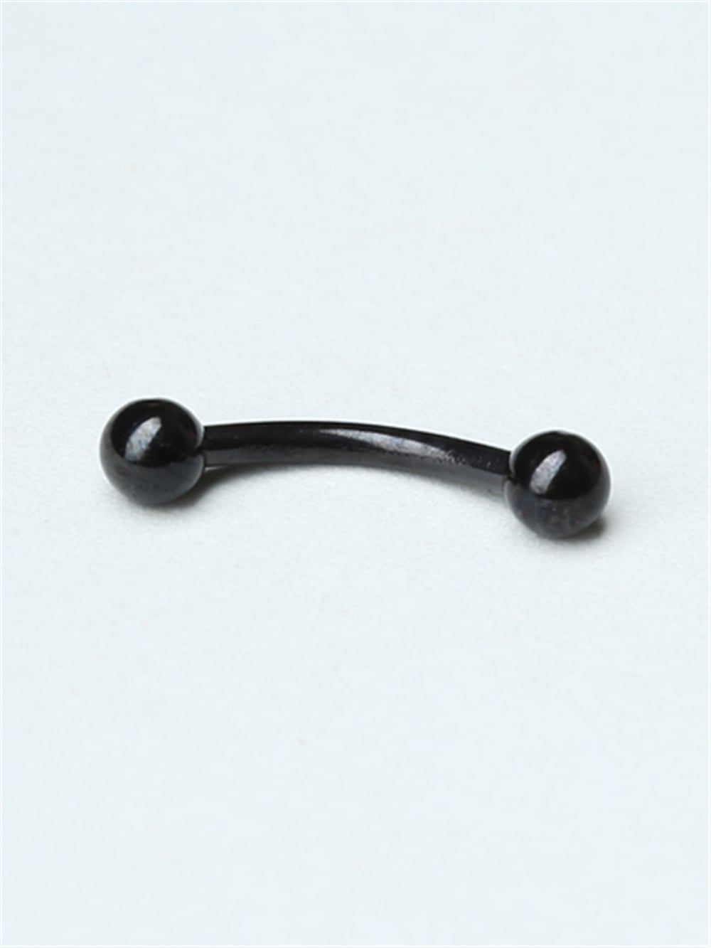 Düz Kaş & Rook Siyah Piercing