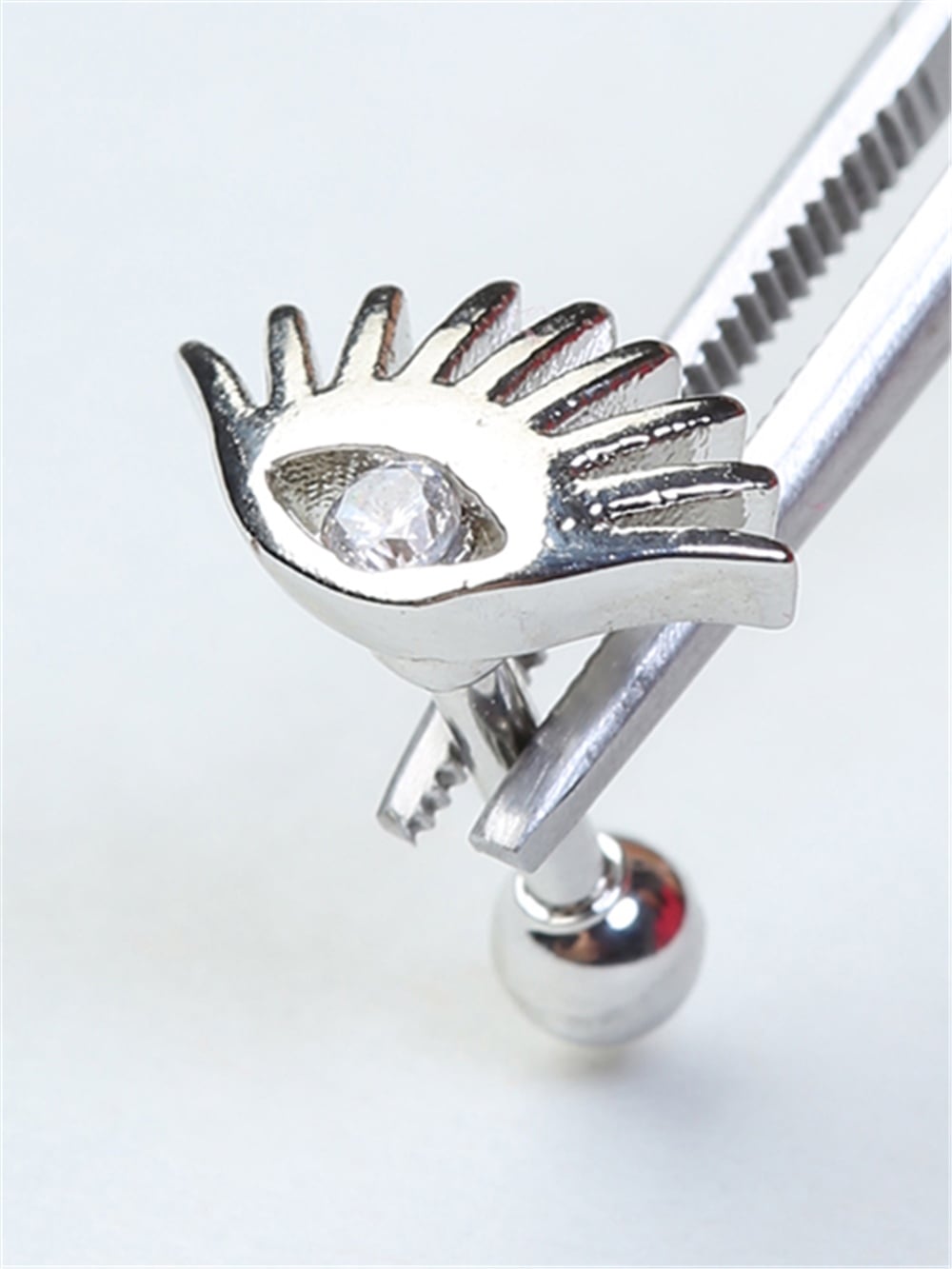 Eye Model Silver Piercing