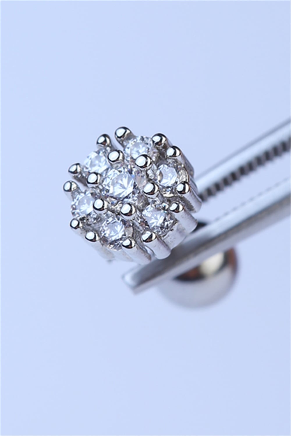 Kar Tanesi Silver Piercing