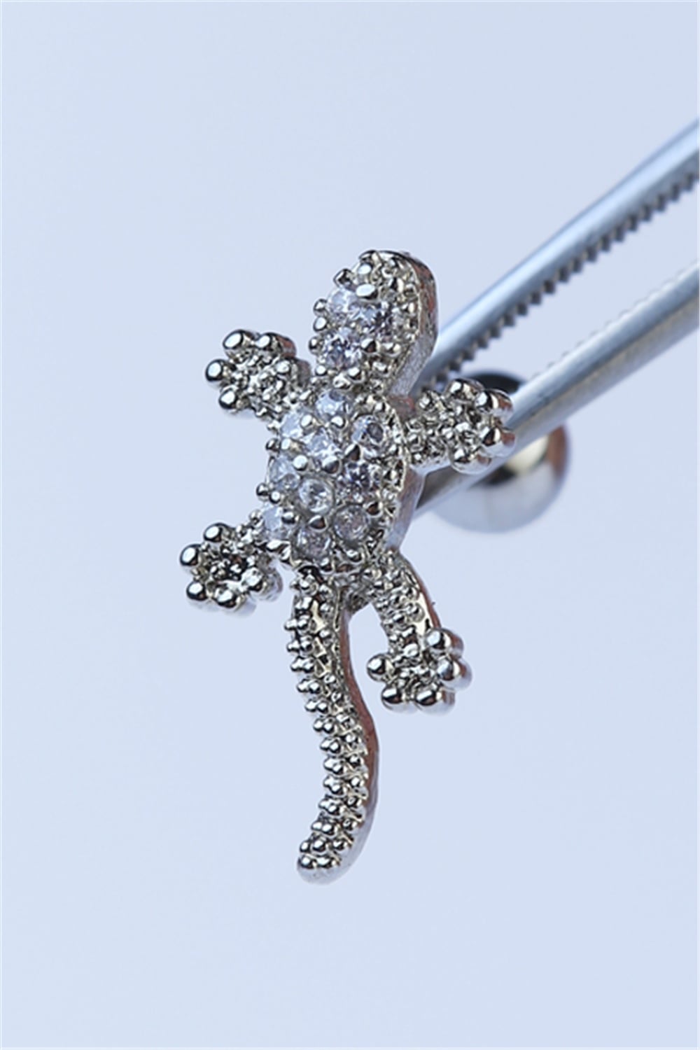 Kertenkele Silver Piercing