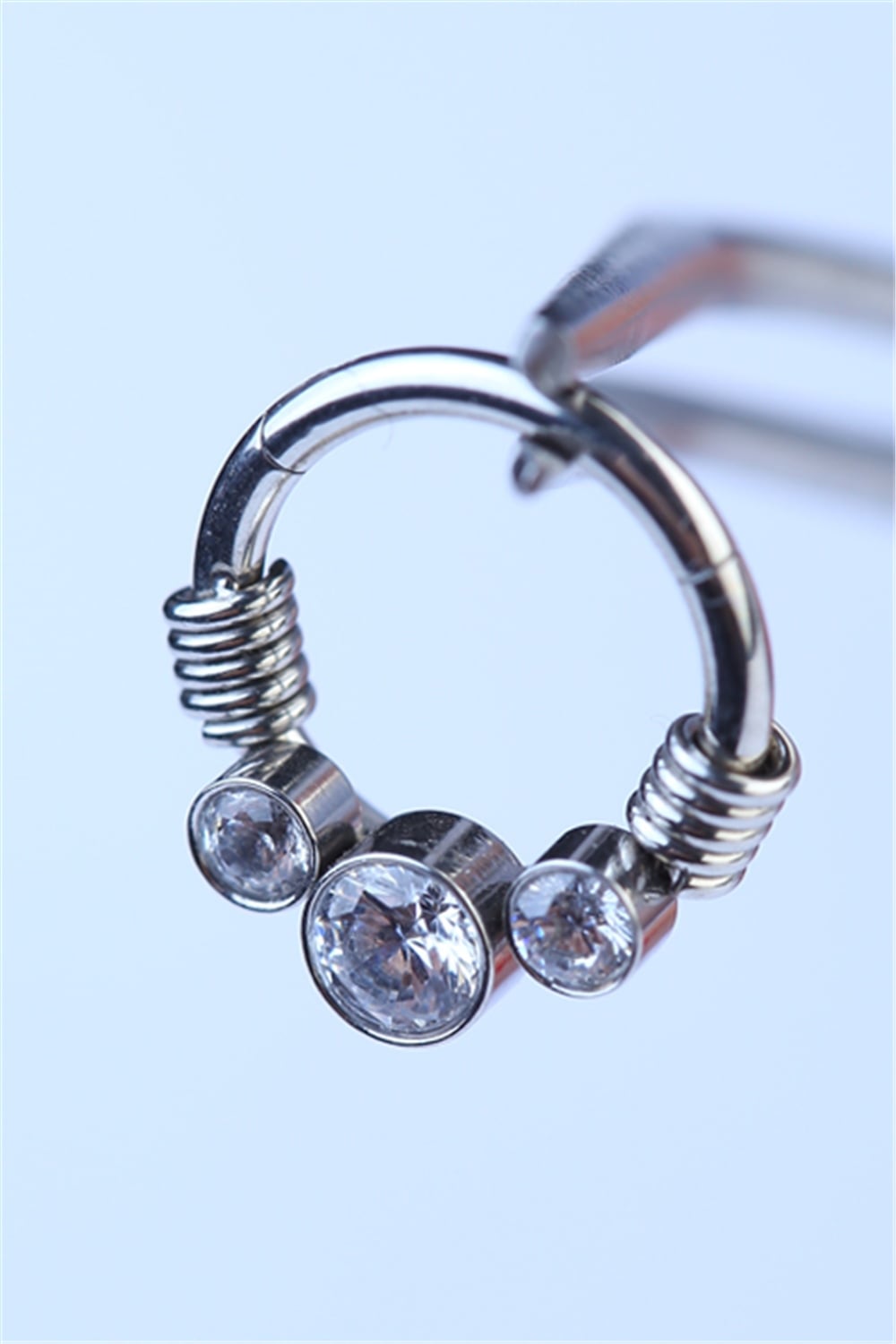 Minions Gizli Kilit Halka Silver Piercing