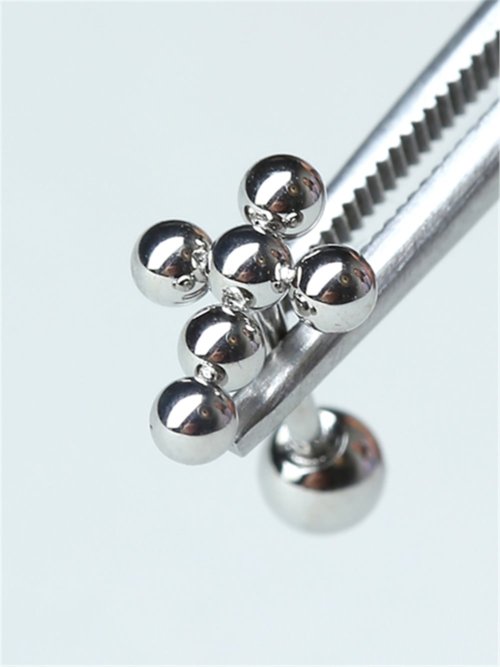 Nokta Haç Silver Piercing