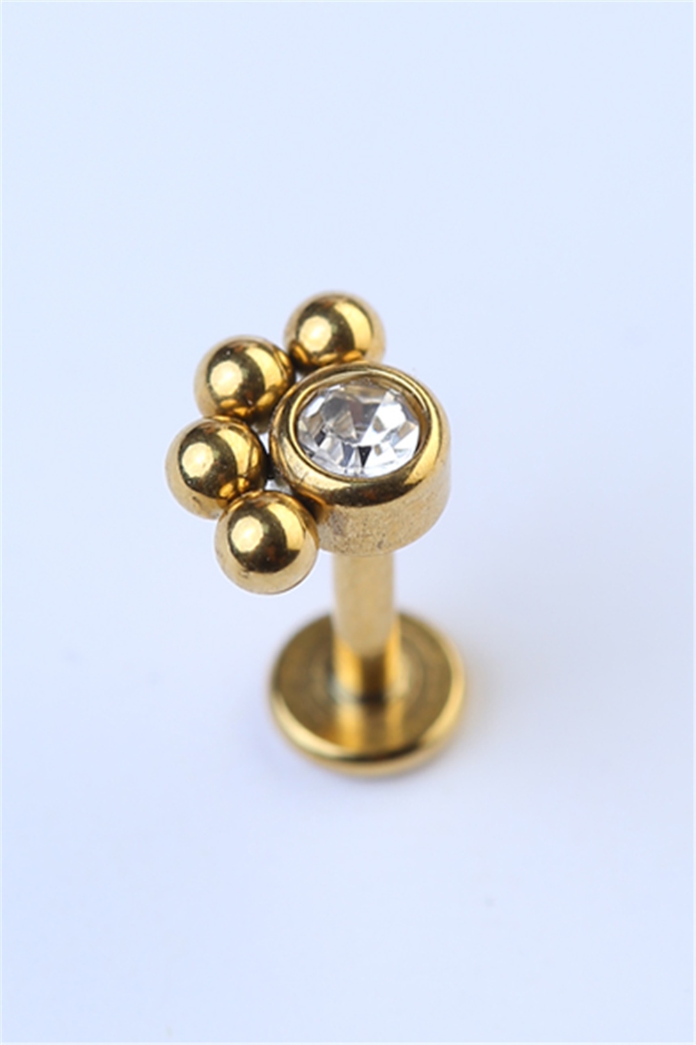Pati İzi Labret Gold Piercing