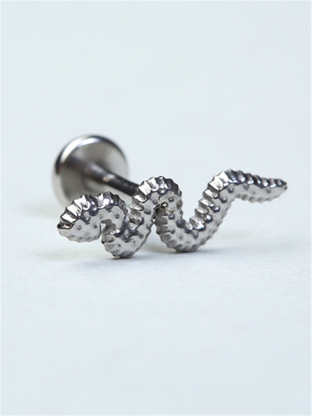 Yılan Model Silver Piercing