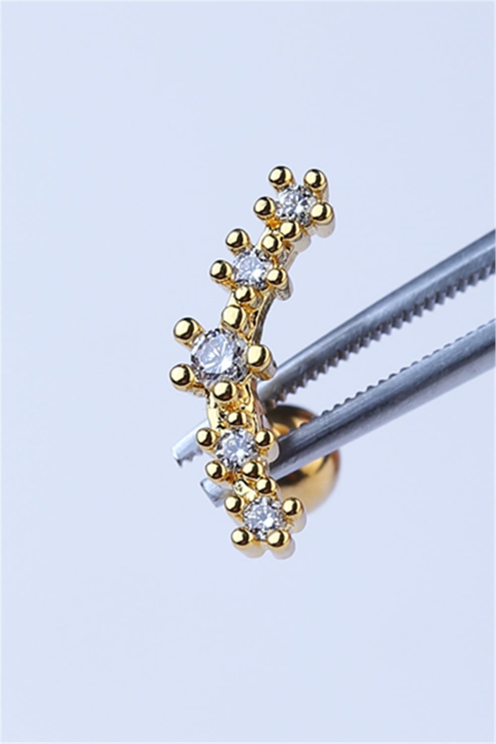 Yıldızlı Arc Gold Piercing