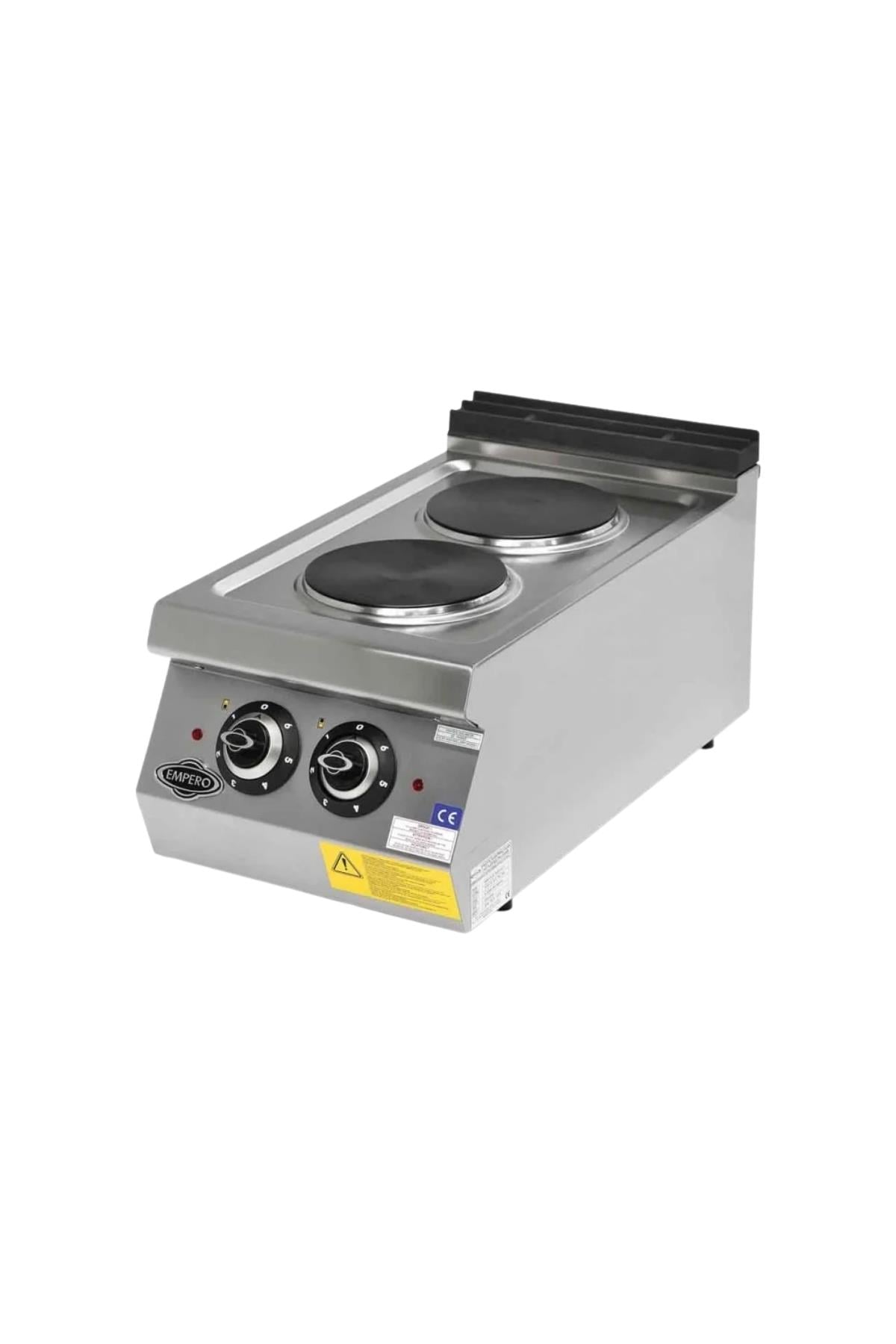Elektrikli Ocak 2 Yuvarlak Pleytli EMP.PLS.7KE010-Y