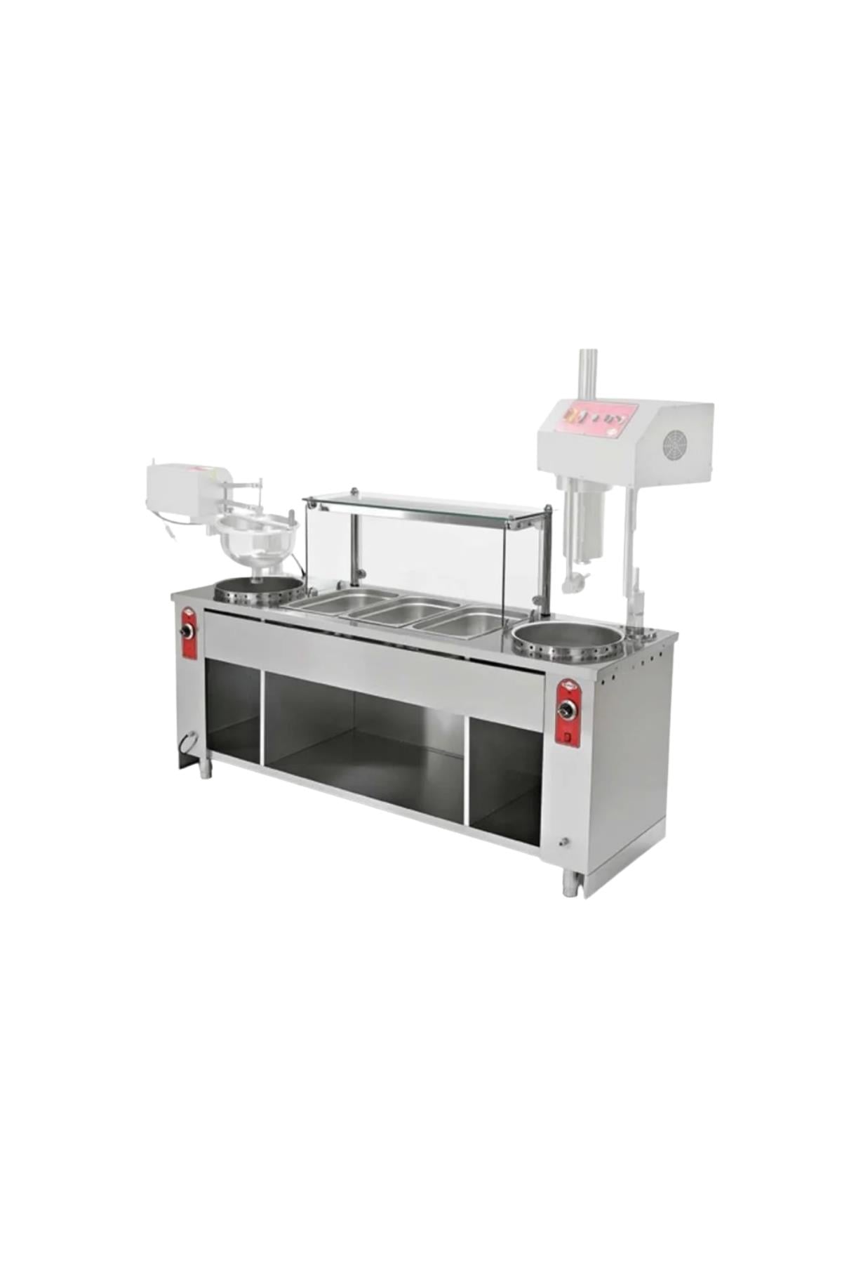 Saray ve İzmir Lokma Makinesi Tezgahı Elektrikli 220V EMP.LK.007
