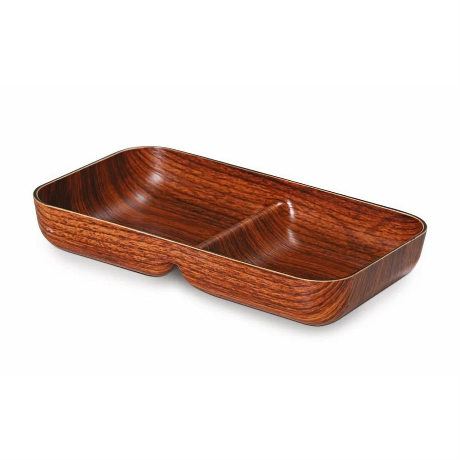 2 Bolmelı Dıkdortgen Cerezlık 13X24X4 Cm