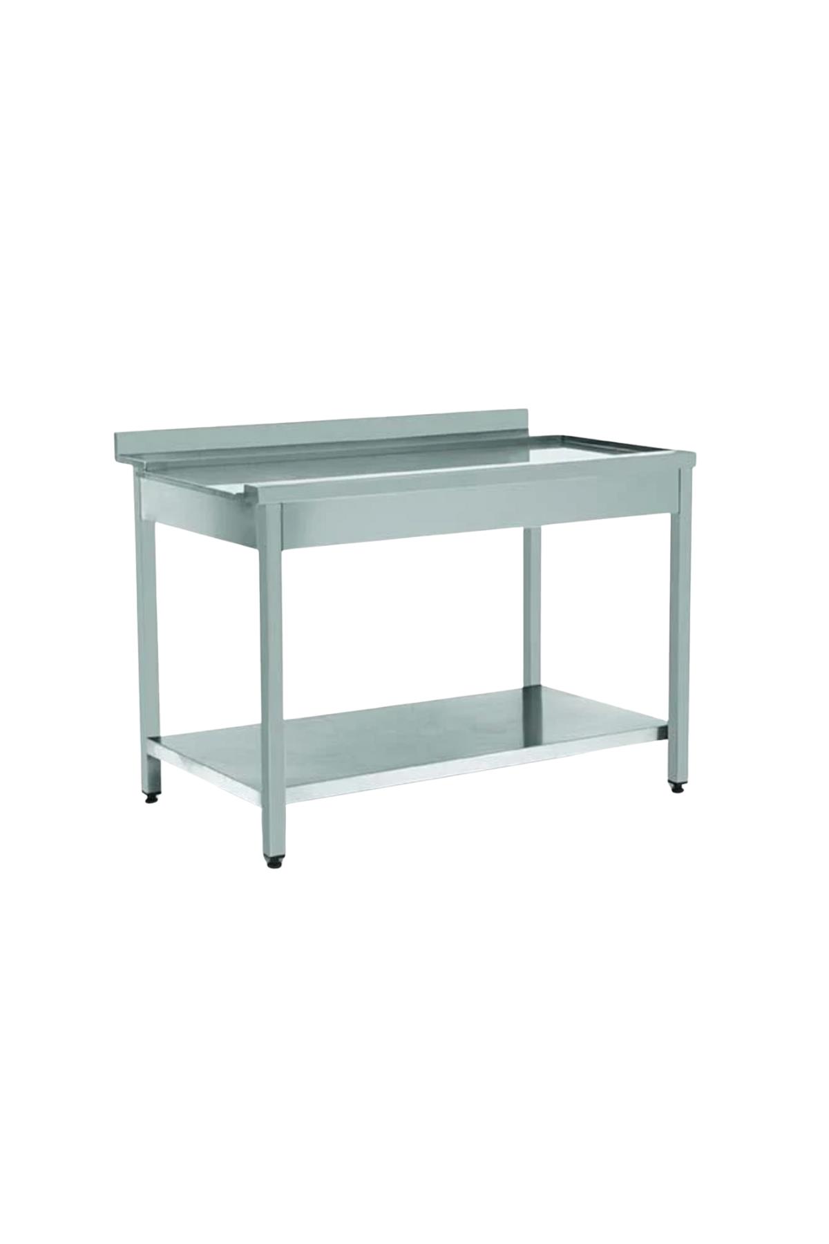 Bulaşık Makinesi Çıkış Tezgahı Taban Raflı (Sağ) EMP.BYC.7590-T-R