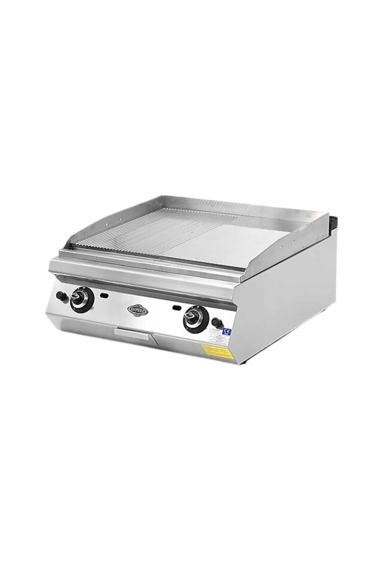 Gazlı Izgara-Düz+Oluklu Krom Pleyt EMP.PLS.7IG022-K