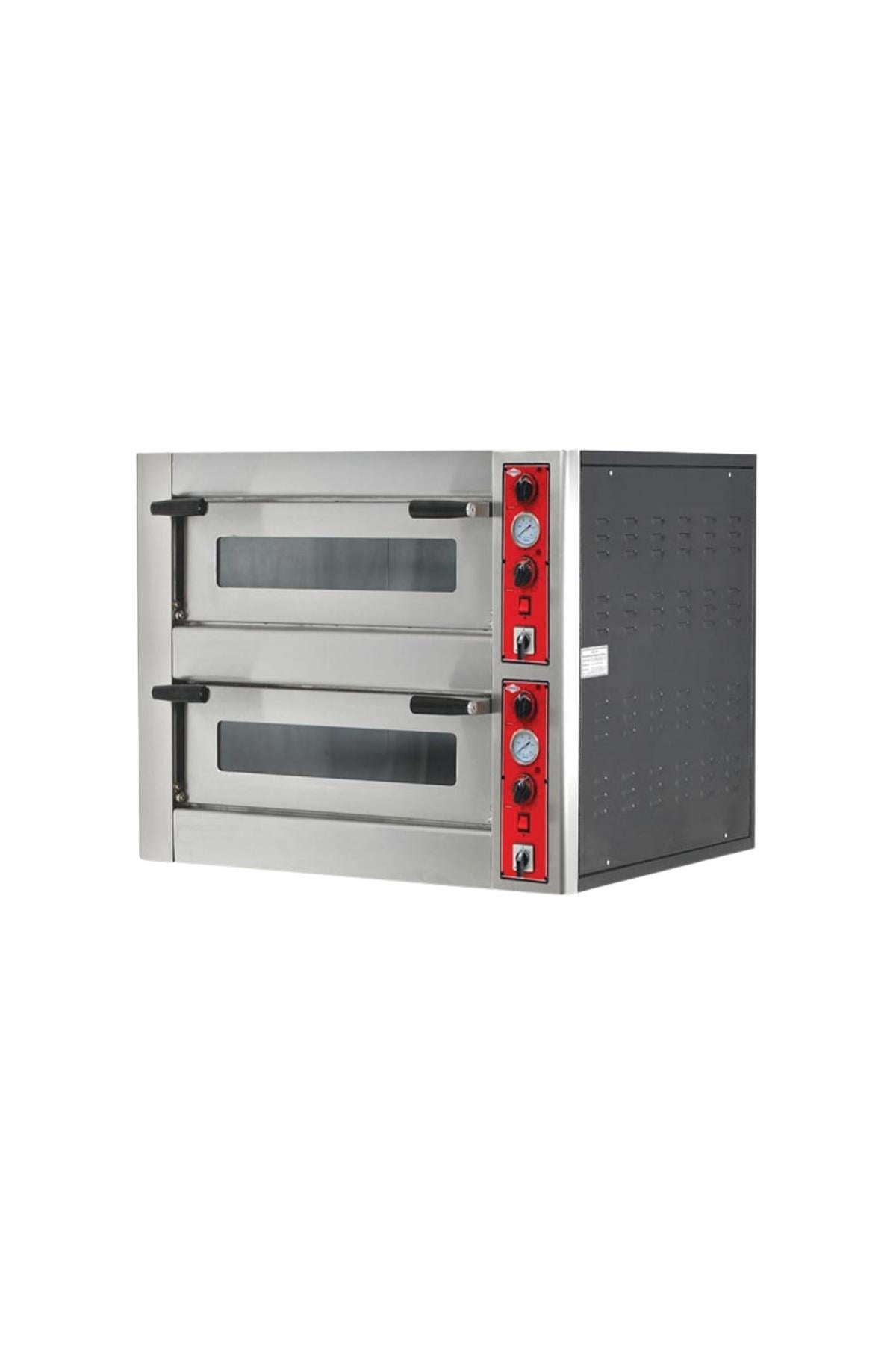 Elektrikli Pizza Fırını İki Katlı EMP.8+8