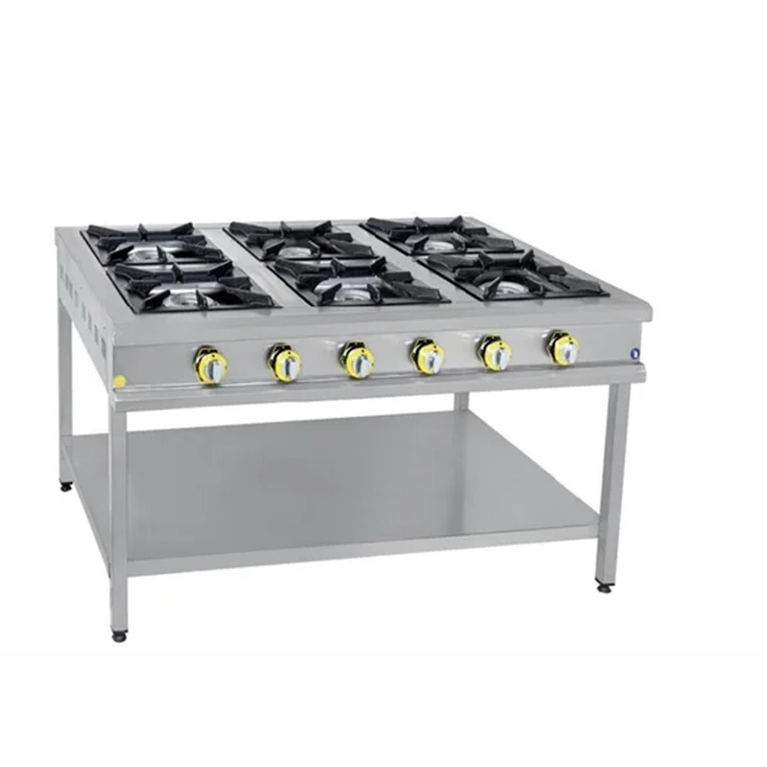 6 Lı Dolaplı Ocak (Tab.Raf.Etr. Açık)