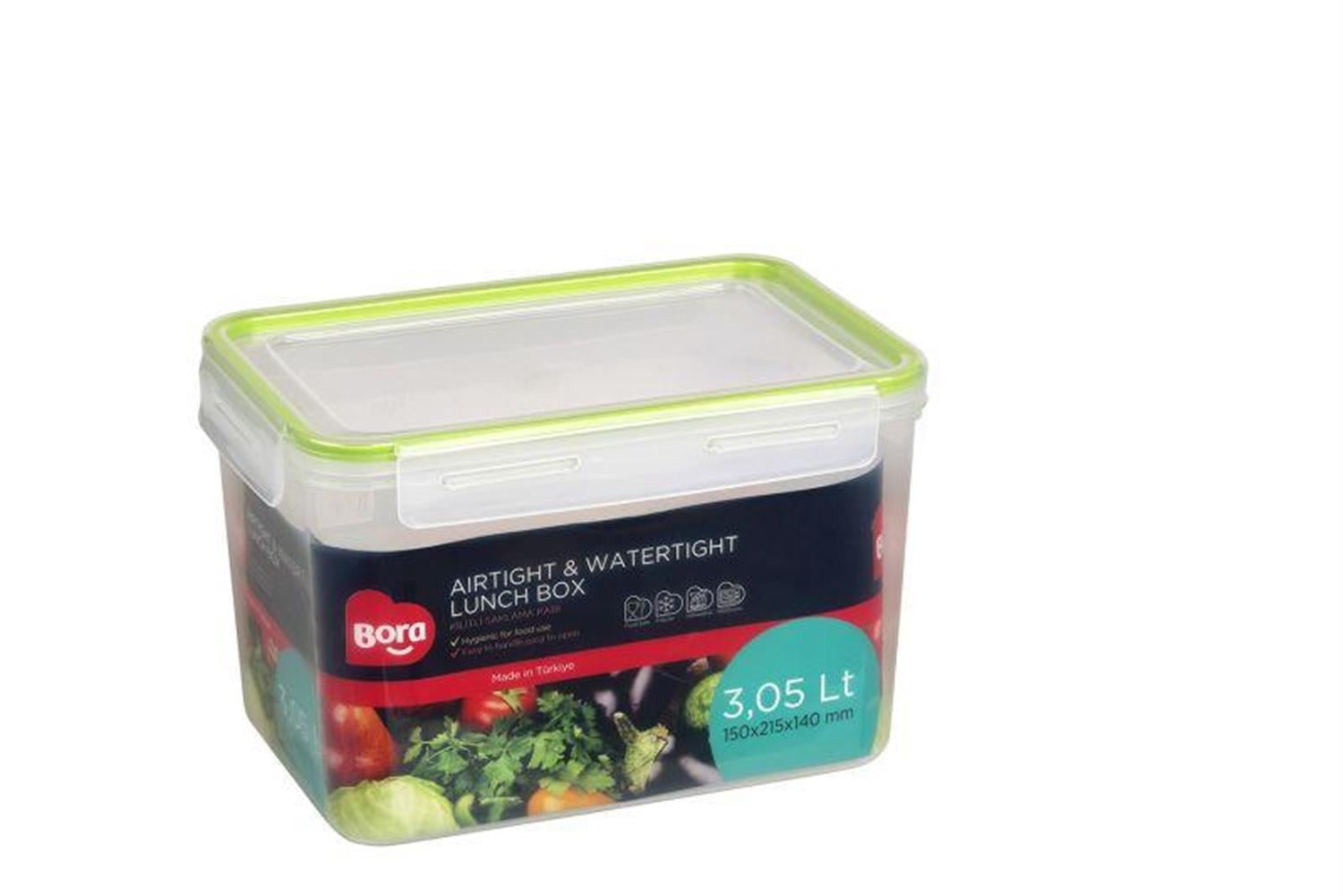 Bora Plastik Click Dikdörtgen 3,05 Lt BO882