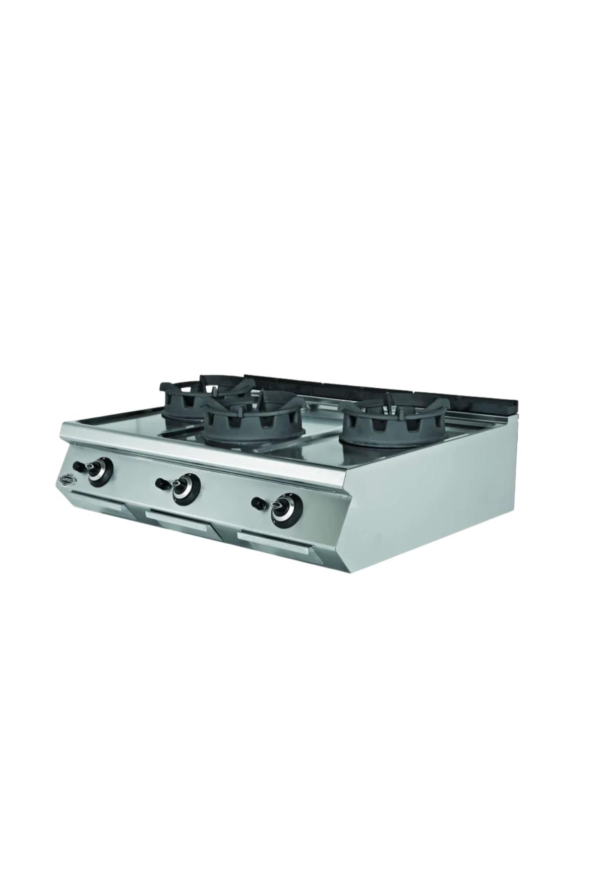 Gazlı Wok Ocağı 3 Brülör EMP.PLS.7WK030