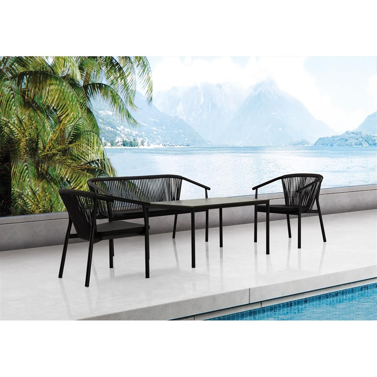 Como Balcony Set Plus Cushıon 2+1+1+Ct