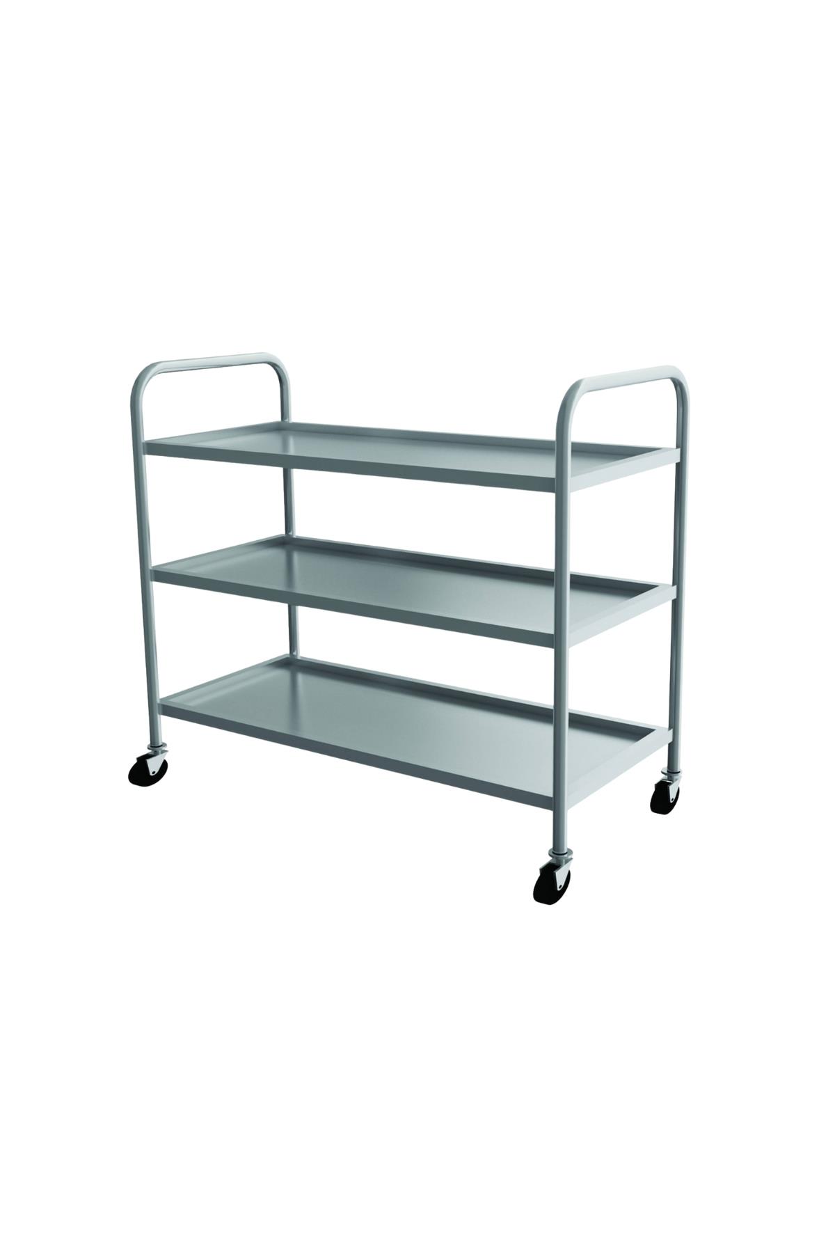 Paslanmaz Servis Arabası 3 Katlı  EMP.2.SV.03