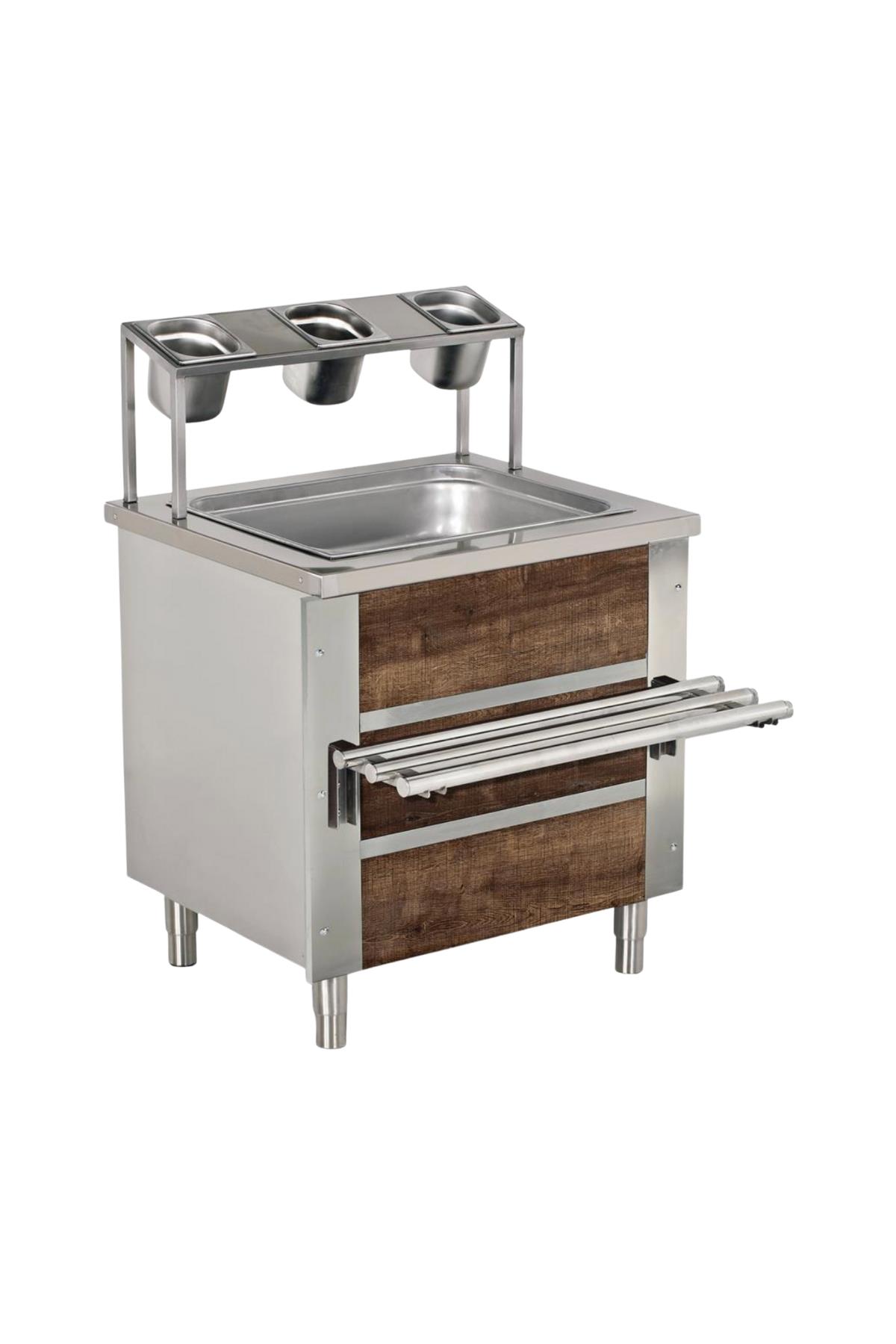 Küver Ünitesi Ahşap Dekorlu EMP.BKU.10.AH